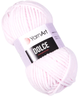 Пряжа для вязания Yarnart Dolce 100% микрополиэстер / 781 (120м, светло-розовый) - 