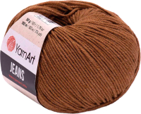 Пряжа для вязания Yarnart Jeans (160м, коричневый) - 