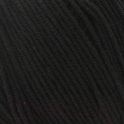 Пряжа для вязания Yarnart Jeans 53 (160м, черный)