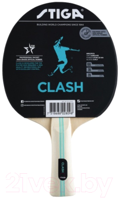 Ракетка для настольного тенниса STIGA Clash Hobby / 1210-5718-01