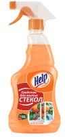 Средство для мытья стекол HELP Апельсин (750мл) - 