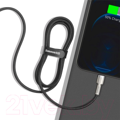 Кабель Baseus Lightning - USB / CALJK-01 (0.25м, черный)