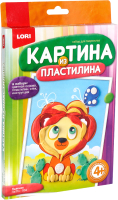

Набор для творчества Lori, Картина из пластилина. Львенок / Пз/Пл-004
