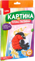 

Набор для творчества Lori, Картина из пластилина. Снегирь / Пз/Пл-002