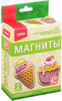 

Набор для творчества Lori, Магниты из гипса. Вкусные сладости / Пз/Г-015