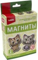 

Набор для творчества Lori, Магниты из гипса. Счастливые котята / Пз/Г-017