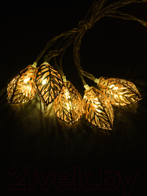 Светодиодная гирлянда ArtStyle Золотые листья / CL-N214WW