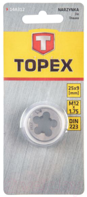 Плашка Topex 14A312