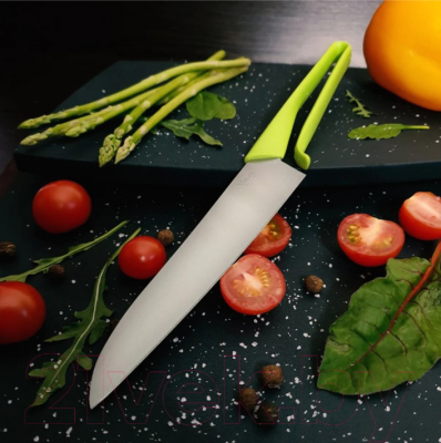 Нож Shizu Hamono V-flex SU-1801 (зеленый)