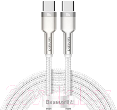 Кабель Baseus Cafule Type-C to Type-C / CATJK-C02 (1м, белый)