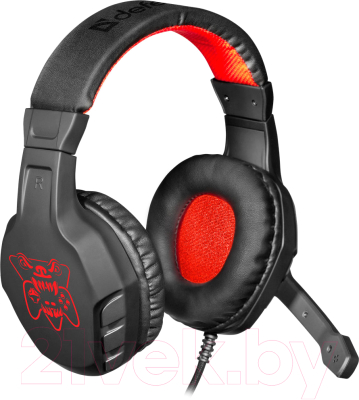 Изображение товара Наушники-гарнитура Defender Сujo / 64505 (черный/красный)