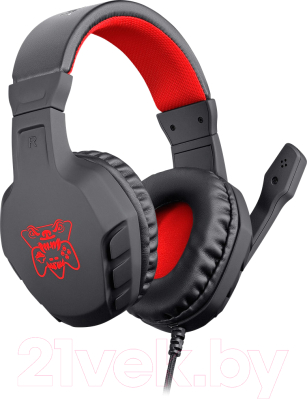 Изображение товара Наушники-гарнитура Defender Сujo / 64505 (черный/красный)