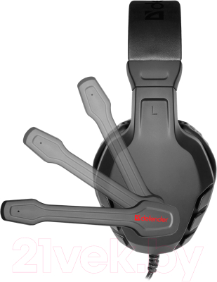 Изображение товара Наушники-гарнитура Defender Сujo / 64505 (черный/красный)