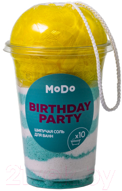 

Набор косметики для тела Modum, Modo Milkshake Birthday Party Соль для ванны+Мочалка