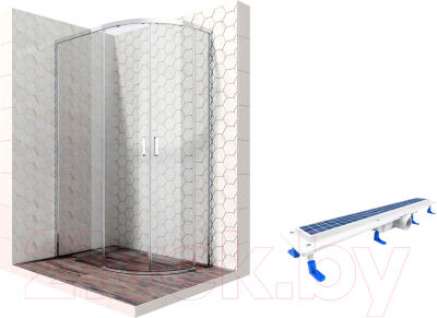 

Душевой уголок Ambassador, Set 120x80 / 11011103L-ST1