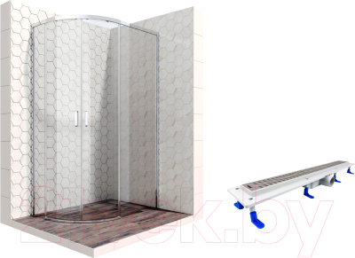 

Душевой уголок Ambassador, Set 120x80 / 11011103R-ST3