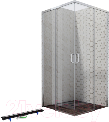 

Душевой уголок Ambassador, Set 90x90 / 11011104-PR1