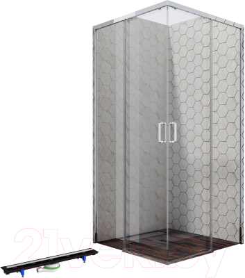 

Душевой уголок Ambassador, Set 90x90 / 11011104-PR2
