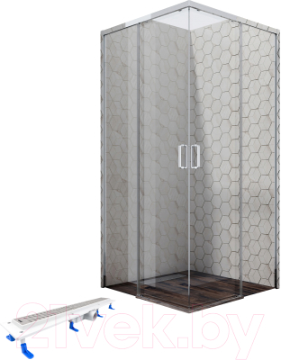 

Душевой уголок Ambassador, Set 90x90 / 11011104-ST6