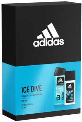 

Парфюмерный набор Adidas, Ice Dive Refreshing Body Fragrance Душистая вода+Гель д/душа 3в1