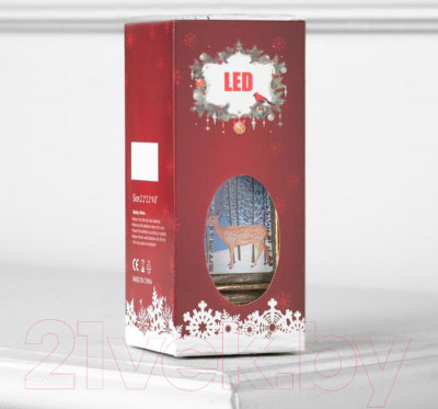 Изображение товара Световая фигурка Luazon Фонарь. Олень 4843952 (теплый белый)