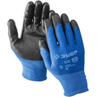 Перчатки защитные Зубр 11276-L-z01 Маслобензостойкие тонкие (р-р L) - 