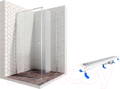 

Душевой уголок Ambassador, Set 100x100 / 12011103L-ST8