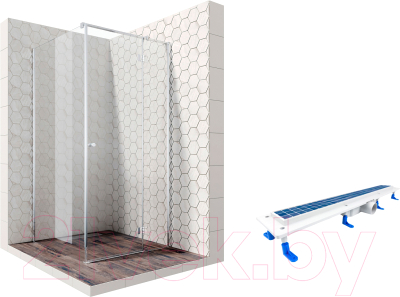 

Душевой уголок Ambassador, Set 100x100 / 12011103R-ST1