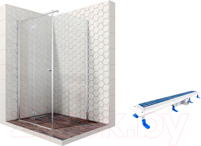 

Душевой уголок Ambassador, Set 100x100 / 12011106L-ST1