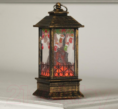 Изображение товара Световая фигурка Luazon Фонарь. Камин. Рождественские носочки 4843959