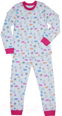 Пижама детская Купалинка 761819 (р.110,116-56, набивка/розовый)