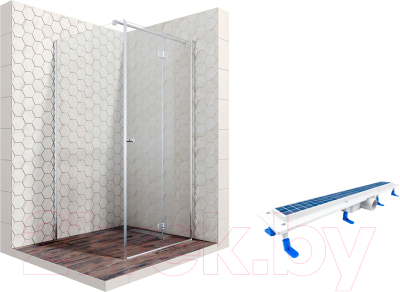 

Душевой уголок Ambassador, Set 100x100 / 12011106R-ST4