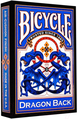 

Игральные карты Bicycle, Dragon Blue / 1023826B