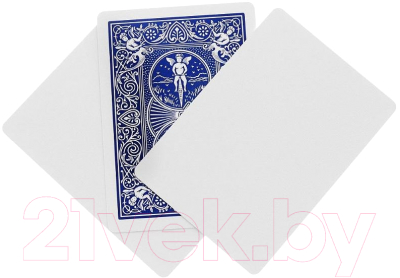 Игральные карты Bicycle Blank Face Blue Back / 1019709