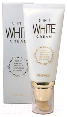 Крем для лица Deoproce 5 In 1 White Cream (50г)