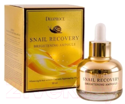 Сыворотка для лица Deoproce Snail Recovery Brightening Ampoule (30г)