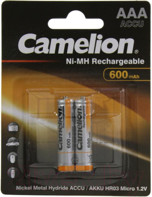 Комплект аккумуляторов Camelion NH-AAA 600BP2 (2шт)