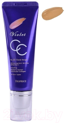 СС-крем Deoproce Violet CC Cream тон № 23 (50г)
