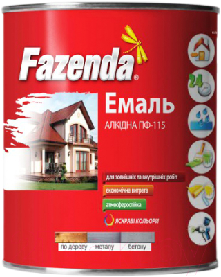 

Эмаль Fazenda, Синий, ПФ-115/6.21.0233