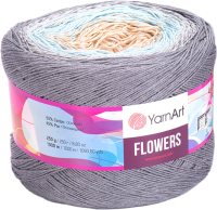

Пряжа для вязания Yarnart, Flowers 55% хлопок 45% полиакрил / 268