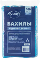 Бахилы одноразовые Aviora Полиэтиленовые (100шт)