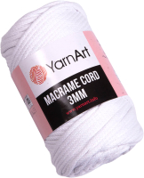 

Пряжа для вязания Yarnart, Macrame Cord 3мм 60% хлопок, 40 вискоза/полиэстер / 751