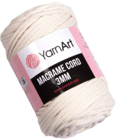 

Пряжа для вязания Yarnart, Macrame Cord 3мм 60% хлопок, 40 вискоза/полиэстер / 752