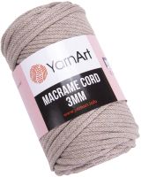 

Пряжа для вязания Yarnart, Macrame Cord 3мм 60% хлопок, 40 вискоза/полиэстер / 768