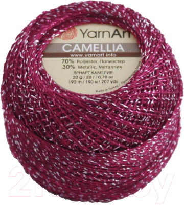 Пряжа для вязания Yarnart Camelia 426 (190м, бордовый)