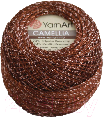 Пряжа для вязания Yarnart Camelia 422 (190м, темно-коричневый)