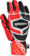Перчатки лыжные Reusch Worldcup Warrior GS / 6011111-7810 (р-р 10, Black/White/Fluo Red) - 