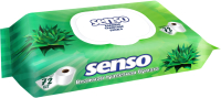 Влажная туалетная бумага Senso С алоэ и молочной кислотой (72шт) - 