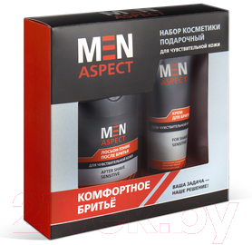 

Набор косметики для бритья Modum, Men Aspect Комфортное бритье Крем д/бритья+Лосьон после бритья