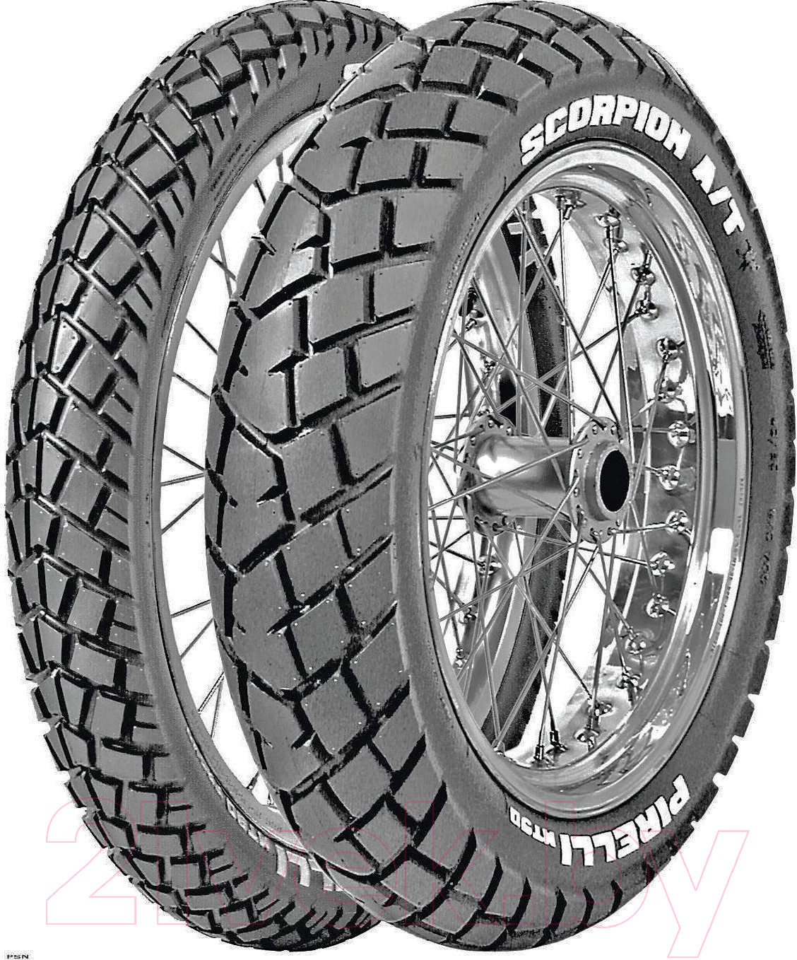 Мотошина задняя Pirelli Scorpion MT90 A/T 120/90R17 64S TT